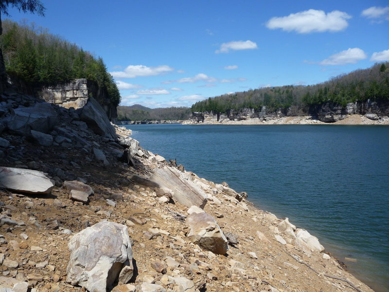 View of Whippoorwill from Long Point (across the lake).