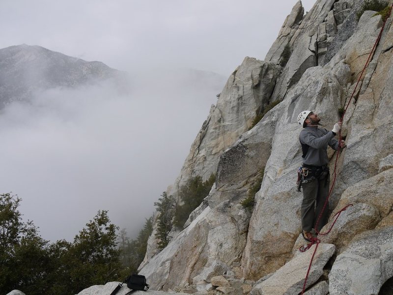 best days in IDY are when its cloudy and everyone is at JT, joe belaying below dave's deviation