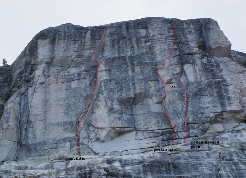 The northish face of cottage dome