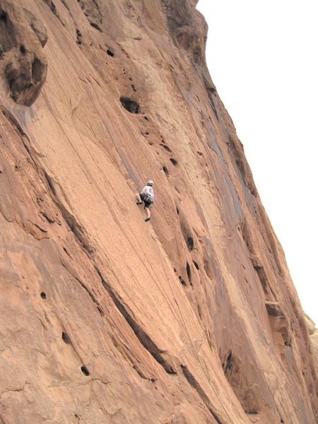 Andy Ross on second ascent
