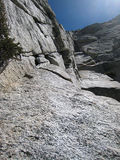 5.9 chimney pitch (crux is exiting it)
