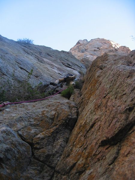 Malmgren starting off the ledge.
