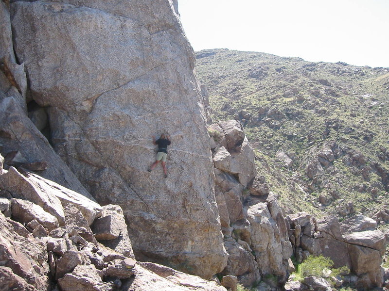 Tucker Tech on Boom Boom Buttress.