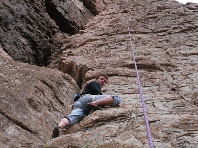 Rock Climb Hitchhikers Guide to the Galaxy, Wasatch Range