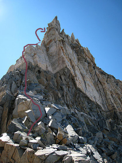 Back onto the ridge