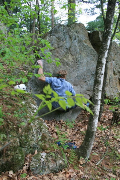 Hittin the arete.