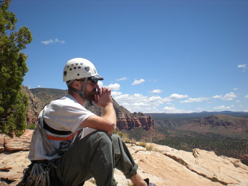 The summit is a very contemplative place.