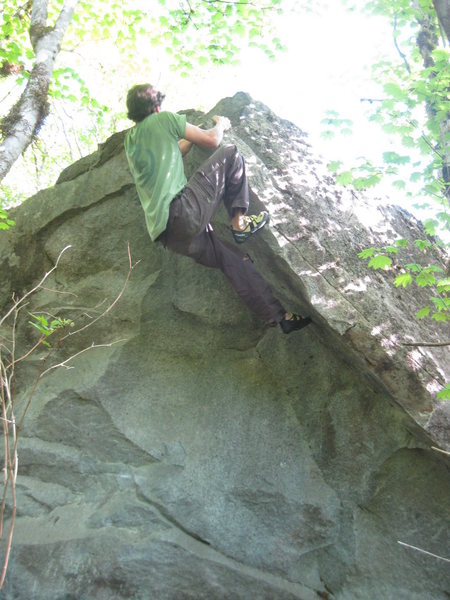 Topping out Butt Bongo. Photo by Jonah.