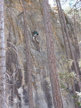 Joe in Munchkin Land leading route