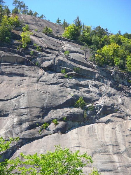 Busy day on standard arch we finished before the five party's you see. Photo by Loran Smith