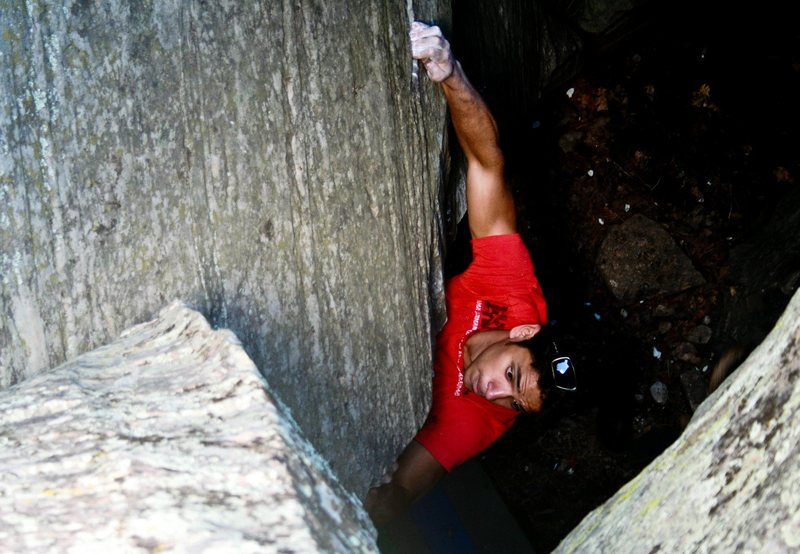 Frank turning the corner on Tornado.