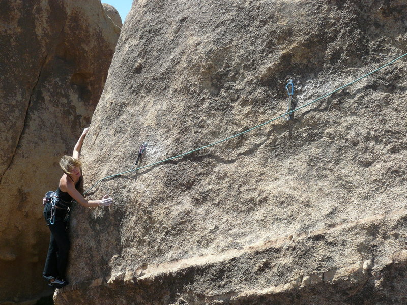 Invisible Baby Jones (5.10+) at the SE Boulders