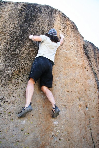 Moving up to the small pockets on Goldenrod, V6