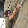 Dina's first time climbing 5-29-10