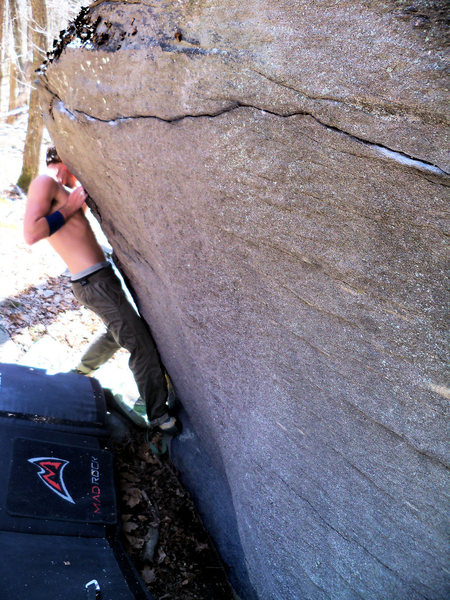 Steve Lovelace trying out the Midnight Reverie Super Project in the RBS<br>