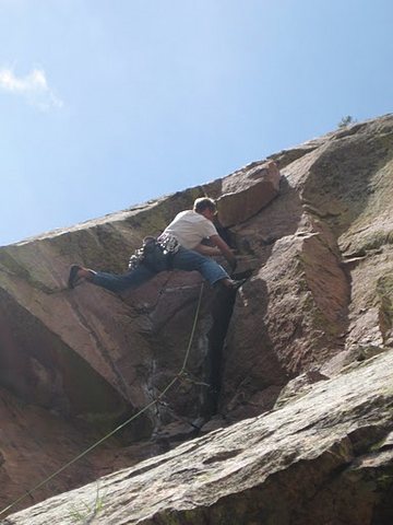 Didn't see this angle yet.... Taken from Green Spur. Photo: Cindy Mitchell -thanks for shooting me during YOUR climb!