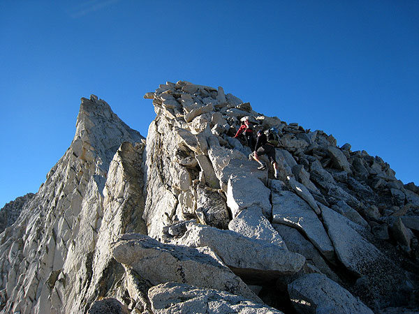 on the second tower