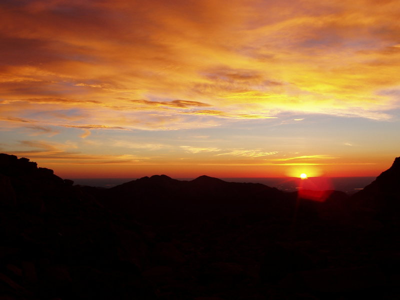 Sometimes the sunrises here are so incredibly amazing that it will make grown, manly men weep . . . .