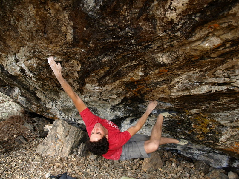 Bouldering in Choss 30 aka 30 Rock aka Pimpin' Ain't Easy, Keystone a.k