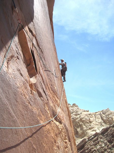 Lance P2.All on sight ground up placing pro on lead from free stances.