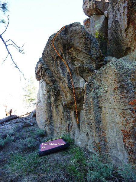 Hidden Cliff Prow Right Topo