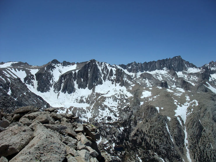 view from the summit plateau