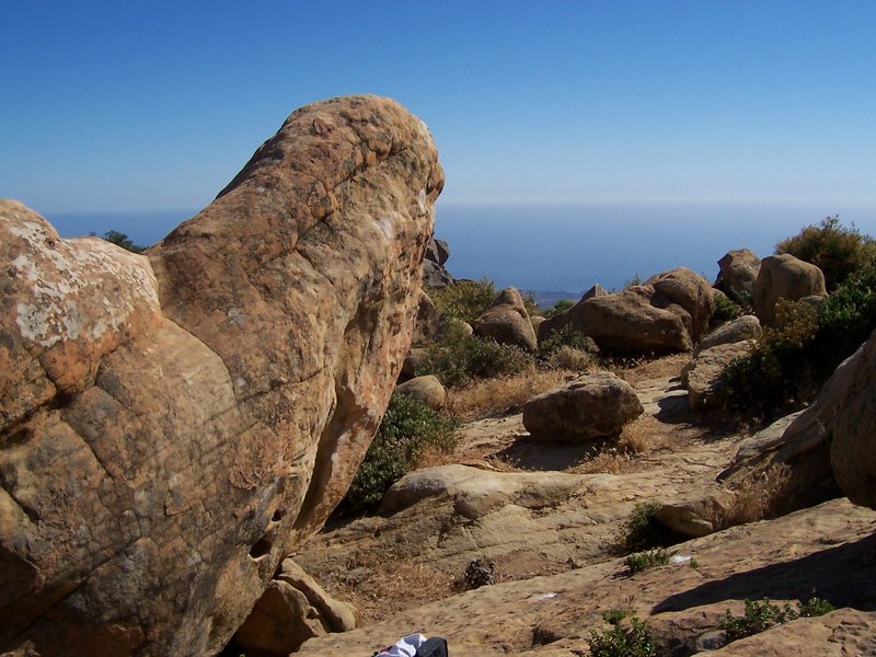 Classic, steep, slopey Santa Barbara bouldering!