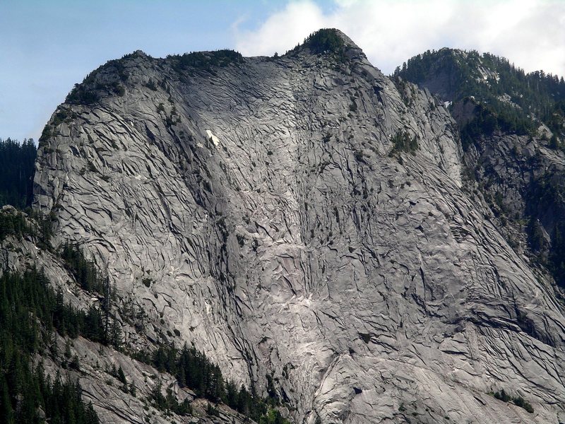 Rock Climbing in Exfoliation Dome, Northwest Region
