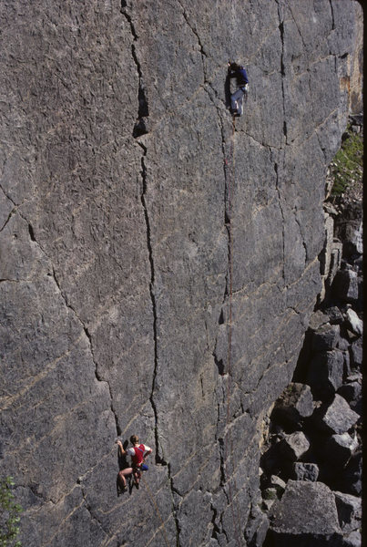 Figures on a Landscape- Lancashire style.<br>
Trowbarrow Quarry. Stuart Butler and Bernard Newman, 1982