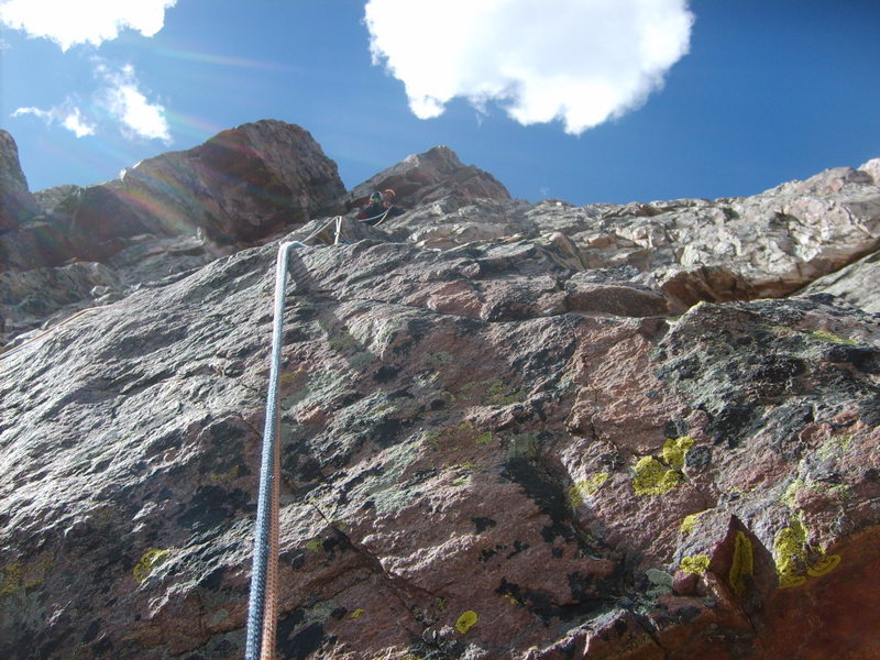 At the end of the second pitch.