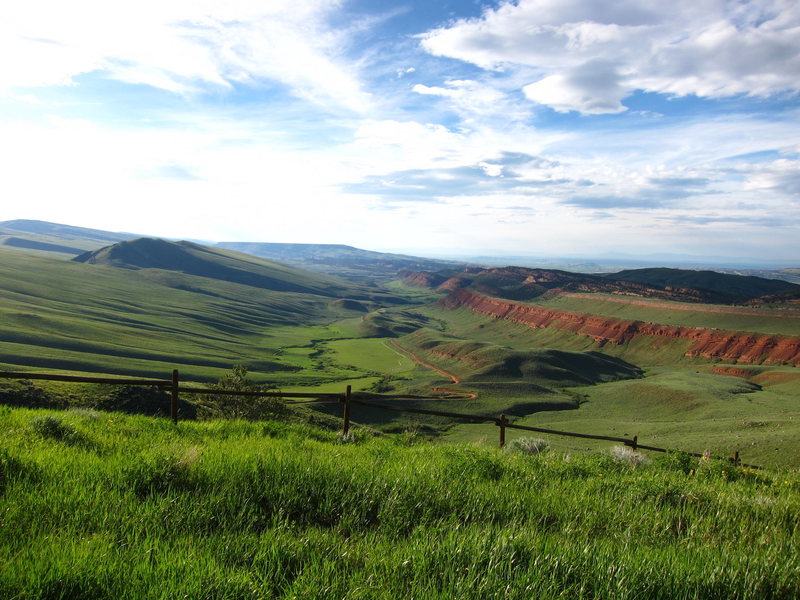 Rock Climbing In Wild Iris Lander Area