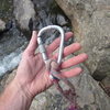 Core shot rope, and very grooved biner removed from the Primo Wall tyrol CCC<br>
7-14-2010