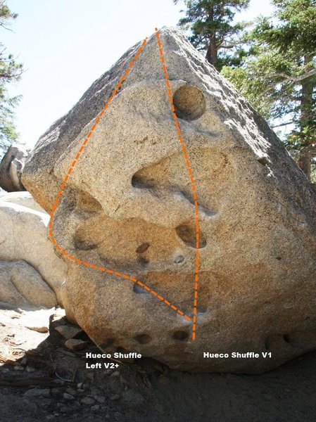 Hueco Shuffle Left Topo