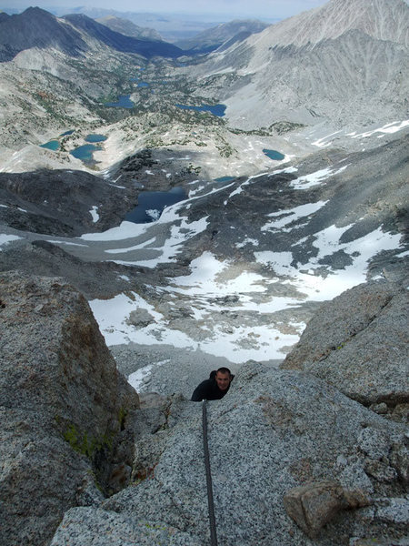 Jascha about to top out on P6 (P5 on Supertopo)
