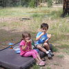 Crash pads make a good place for picnics.