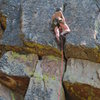 Sweet hands and fingers over a couple of roofs 10a at Boxelder Forks
