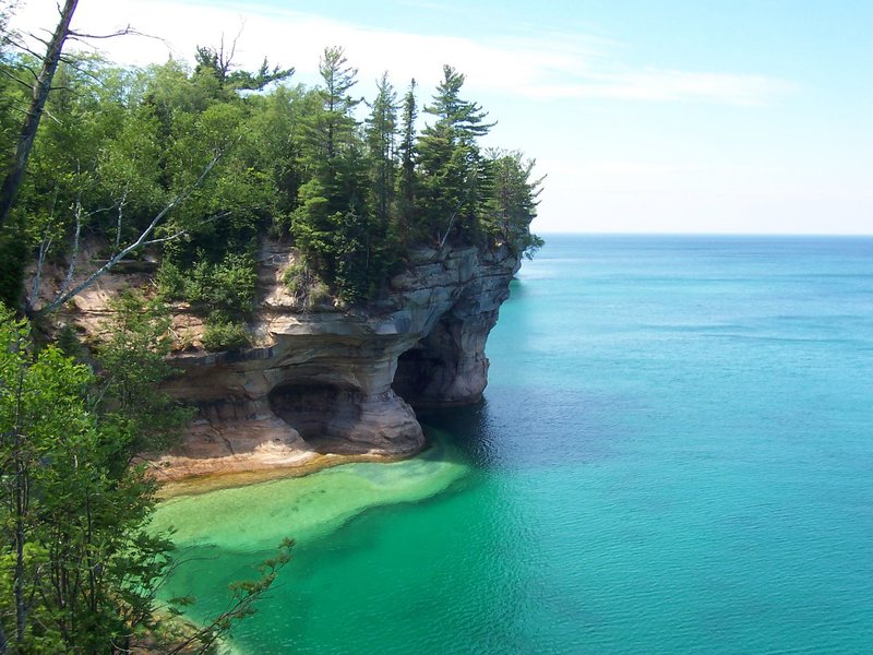 Climbing in Munising, Upper Peninsula