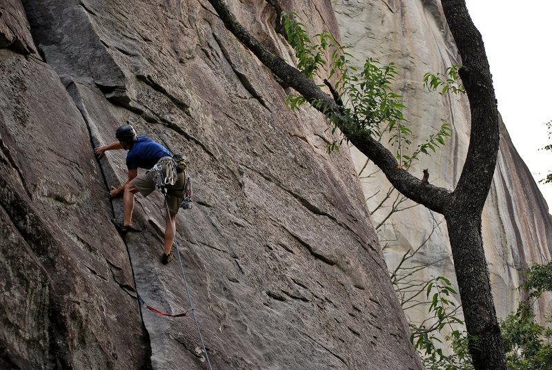 Enjoying the 5.8 finish to P1 of Safari Jive. Photo by Adam Johnson