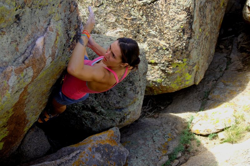 LindsBo crushing Straight Razor.<br>
Photo: J. Baker.