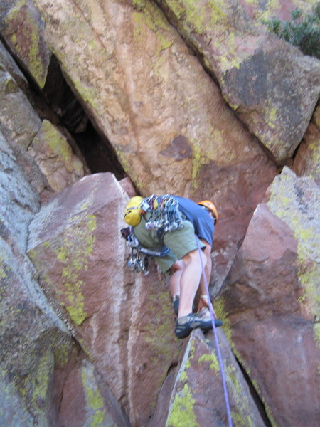 Erik W getting off the ground on Pack Rat.