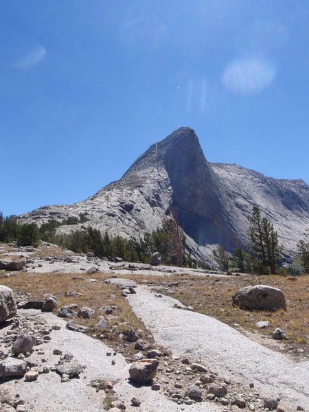 North Face of Haystack - an always windy place
