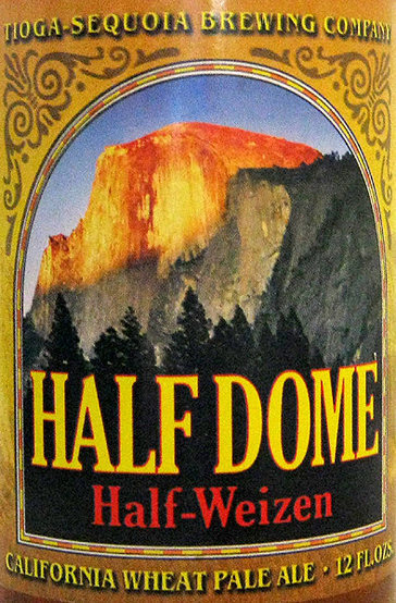 Half Dome Half-Wiezen. Half wheat beer, half pale ale.<br>
Photo by Blitzo.