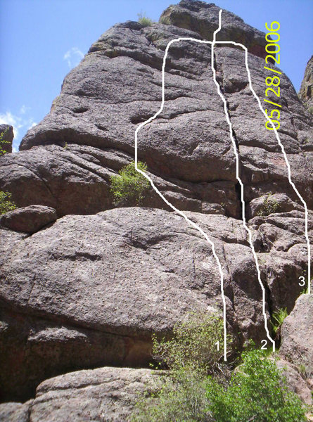 The route is labeled #3 in the photo.