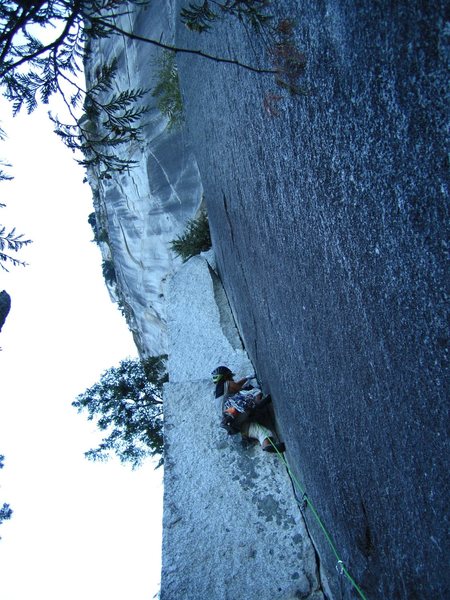 steep first pitch. blue alien before the crux will help keep breakfast down.