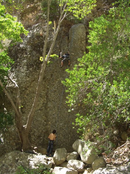 Carlo Rivas on Ezra, Wheeler Gorge.