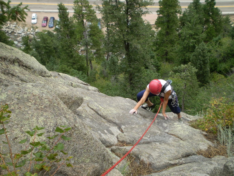 Rock Climbing in Ledge One, Boulder Canyon