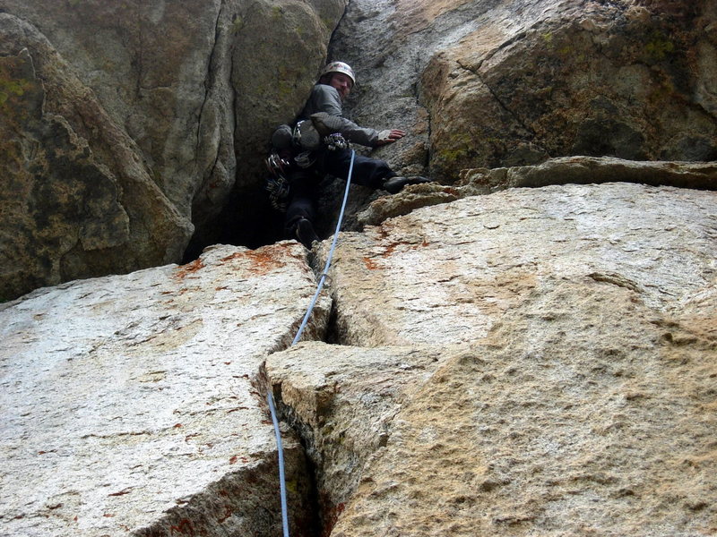 The V-slot roof on Pitch 1. Photo by Sarah Kate Selling.