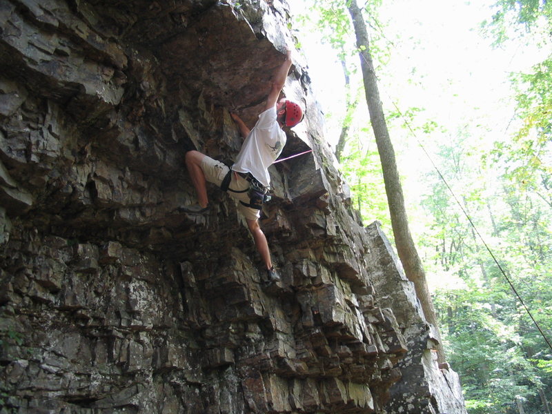 Rock Climbing in Across the Street, Backbone Rock