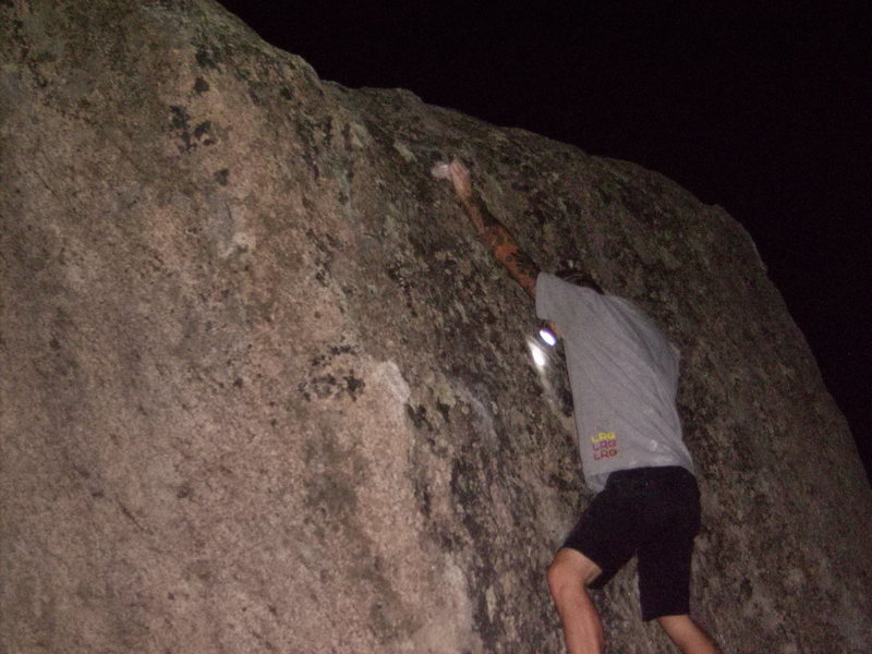 Pulling late at night...Nearing the top.