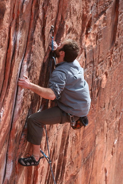 James Tortelli climbs Totally Clips